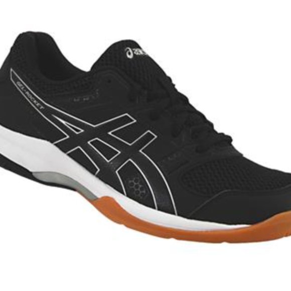Aasics Shoes - Black Volleyball Shoes Gel Rocket 8- Aasics Womens